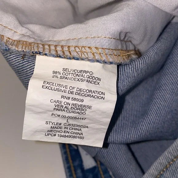 COPPER KEY Light Wash Pocket Denim Skirt - Picture 6 of 6